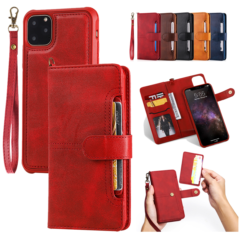 Bao da điện thoại nắp lật từ tính có ngăn thẻ cao cấp thích hợp cho iPhone 14 Plus 11 Pro Xs Max Xr 8 7 6 6s Plus SE 2020