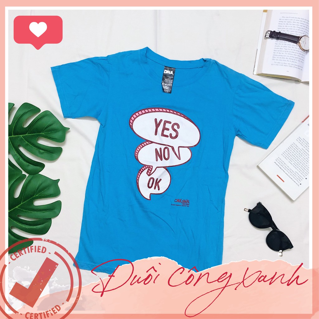 SALE Áo phông Áo thun nữ hoạ tiết dễ thương hàng Thái Lan giá rẻ [Màu xanh]
