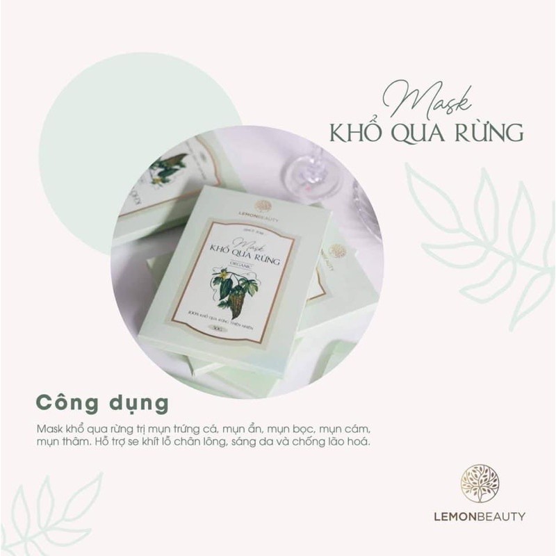 [2 MASK] MẶT NẠ KHỔ QUA RỪNG HANDMADE