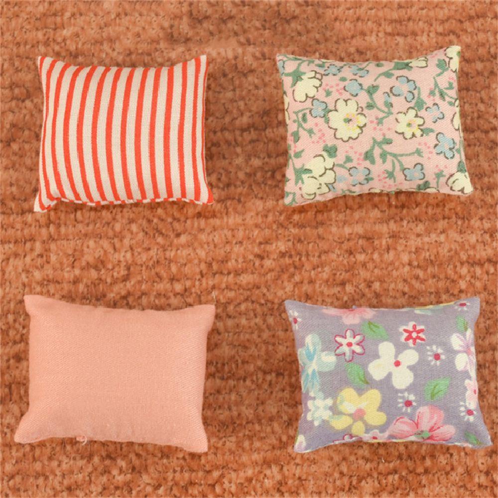 IVORY Gối Đệm Mini 1 / 12 Dùng Trang Trí Tiểu Cảnh / Nhà Búp Bê