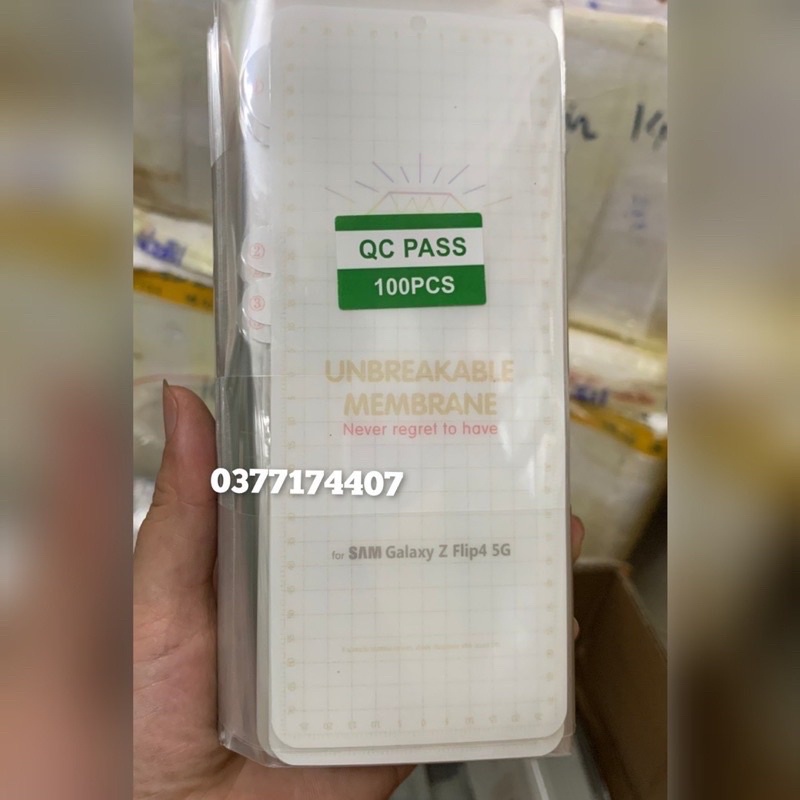 Miếng dán dẻo PPF Full màn cho Samsung Z Flip 5, Z flip 3Z Flip 4, Z Fold 4 5G , Z fold 5bảo vệ máy toàn diện trong suốt