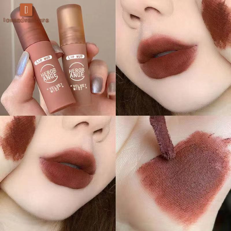 (Hàng Mới Về) Son Kem Lì Trang Điểm Lâu Trôi Không Thấm Nước Thương Hiệu Herorange | BigBuy360 - bigbuy360.vn