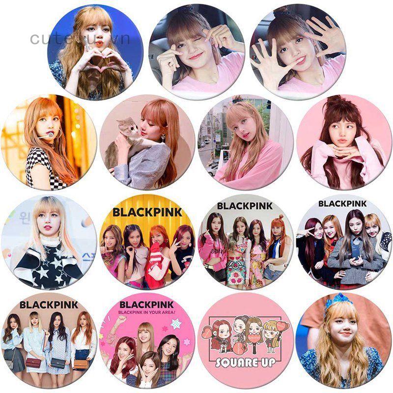Huy Hiệu Cài Áo Hình Nhóm Nhạc Kpop Blackpink