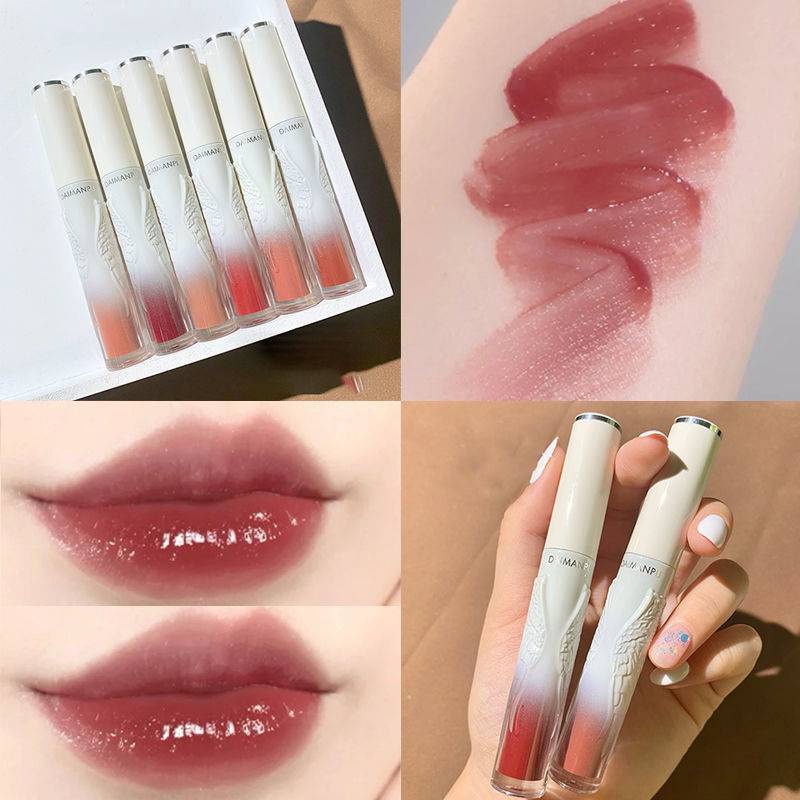 Son môi cấp ẩm chống nước lâu trôi vỏ họa tiết đôi cánh thiên thần xinh xắn