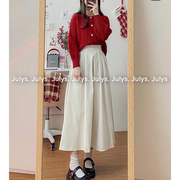 Chân váy dài xếp ly dáng xoè hàng Quảng Châu siêu đẹp