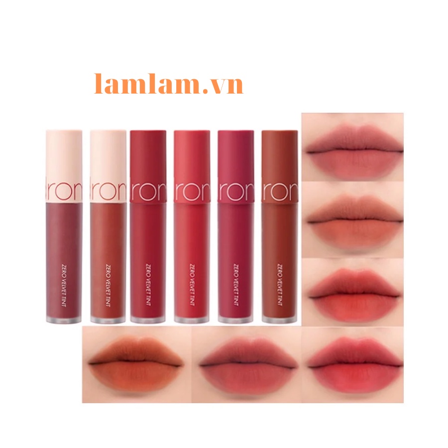 SON ROMAND ZERO VELVET TINT MẪU MỚI 2020 (MÀU 18.19.20.21) Chính Hãng