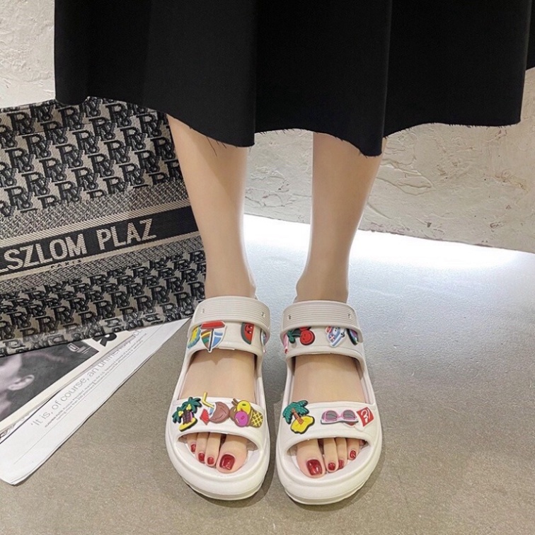 DEPCROSS dép cross cao 9 cm quai hậu , tặng 12 sicker Suc bit dau Suc bit dau