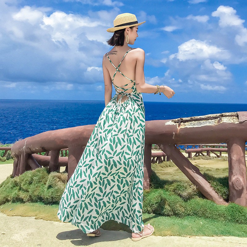 ( sẵn size M) Đầm maxi di bali mỏng gợi cảm