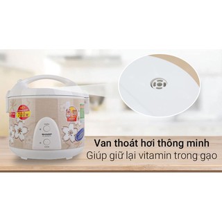 Nồi cơm điện Sharp 1.8 lít KS-N191ETV