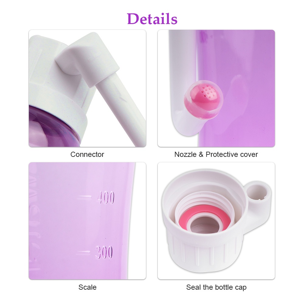 Chai xịt rửa vệ sinh vùng kín Salorie 500ml sử dụng tiện lợi
