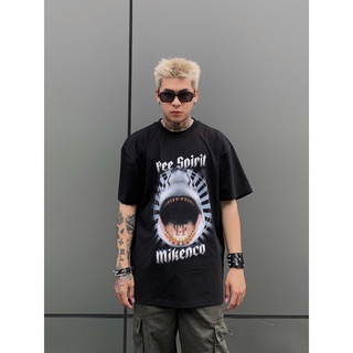 Áo thun tay lỡ Mikenco shark , áo thun unisex street style local brand , Cocmer_vn