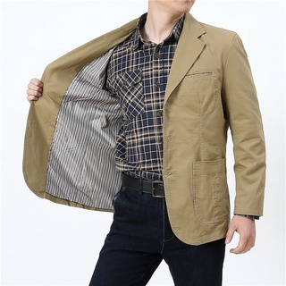 COD&Áo khoác vest dáng rộng cỡ lớn thường ngày cho đàn ông trung niên