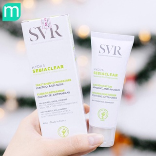 Kem dưỡng ẩm phục hồi cho da dầu mụn SVR Sebiaclear Hydra 40ml