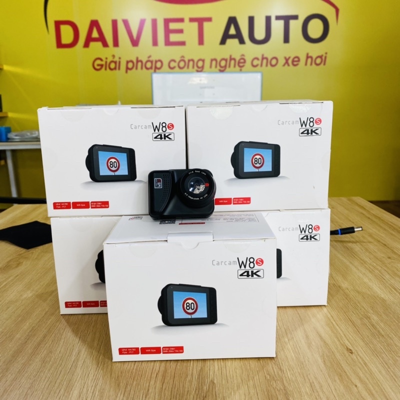 Carcam W8s Cam hành trình đọc biển báo tốc độ giao thông TẠI ĐẠI VIỆT AUTO