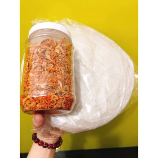 Combo bánh tráng phơi sương 500g + 250g muối tôm hành phi
