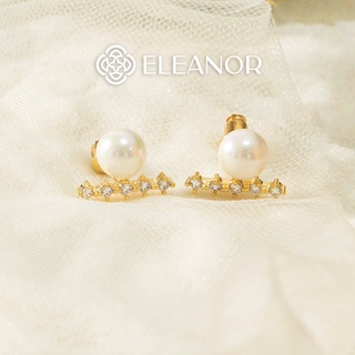 Bông Tai Nữ Elenaor Đính Hạt Ngọc Trai Nhân Tạo Nữ Tính - SP002267