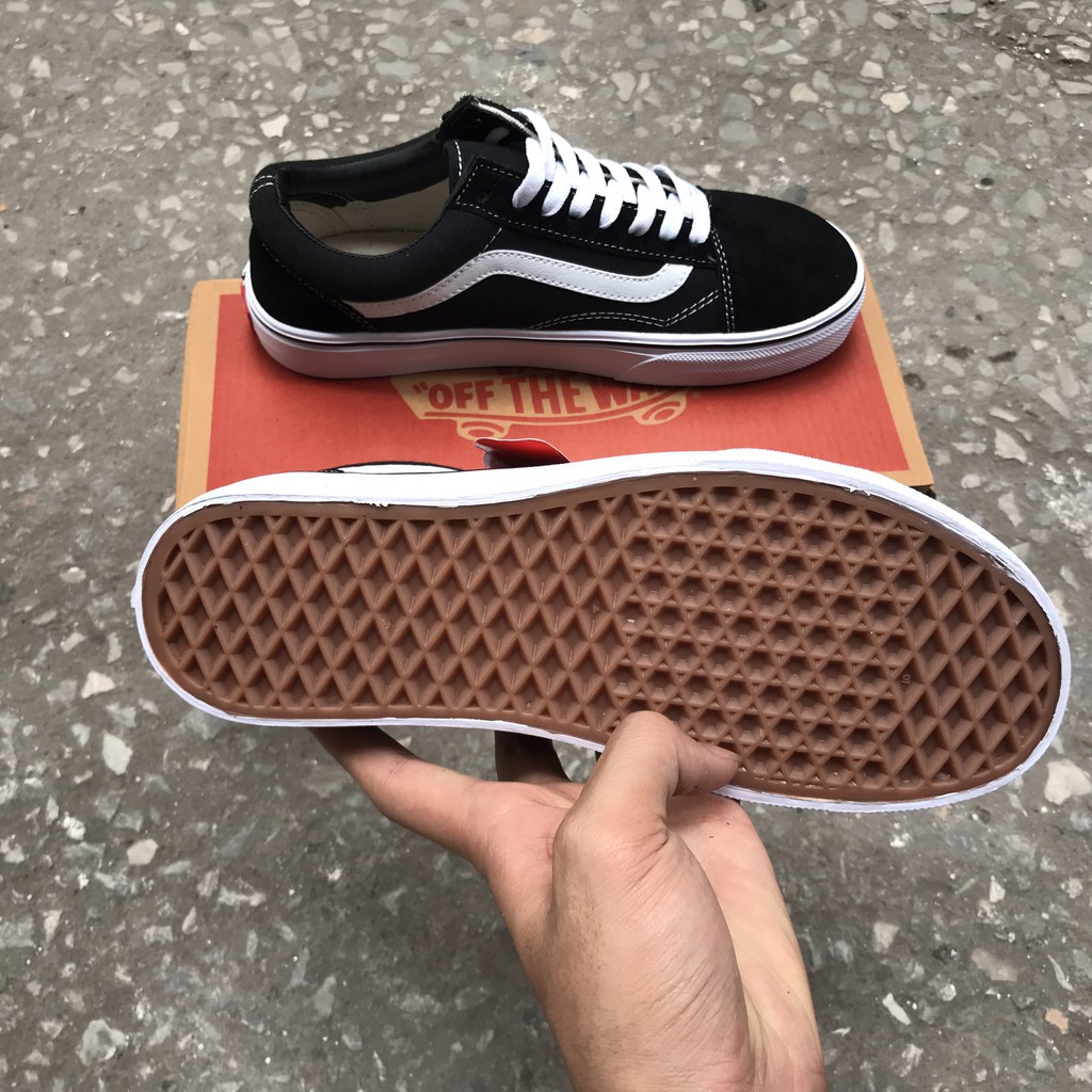 Giầy Thể Thao Van Old Skool Đen Sneaker Nam Nữ 1:1