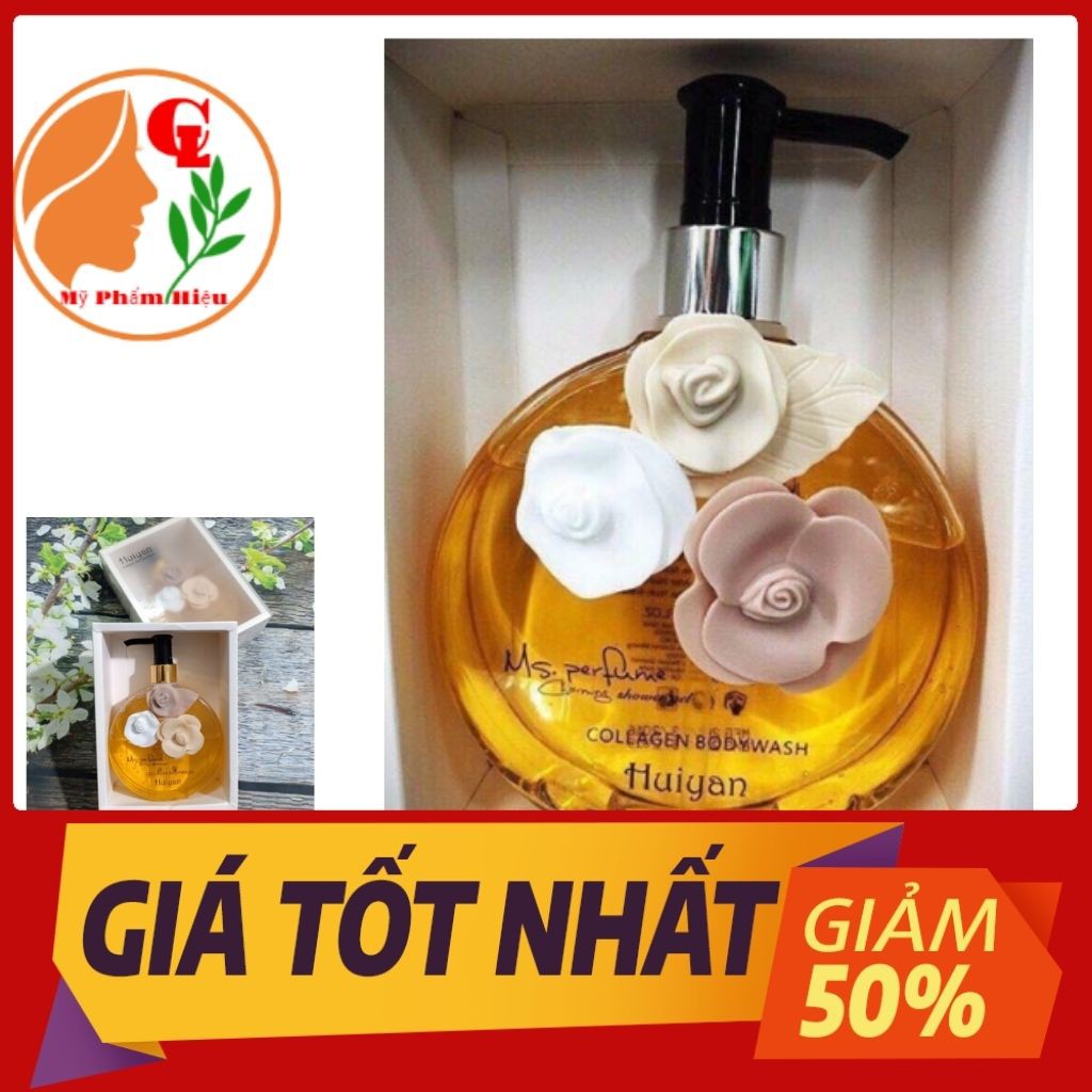 Sữa tắm 3 bông Hui Yan (sữa tắm hương nước hoa của pháp) Giá Rẻ