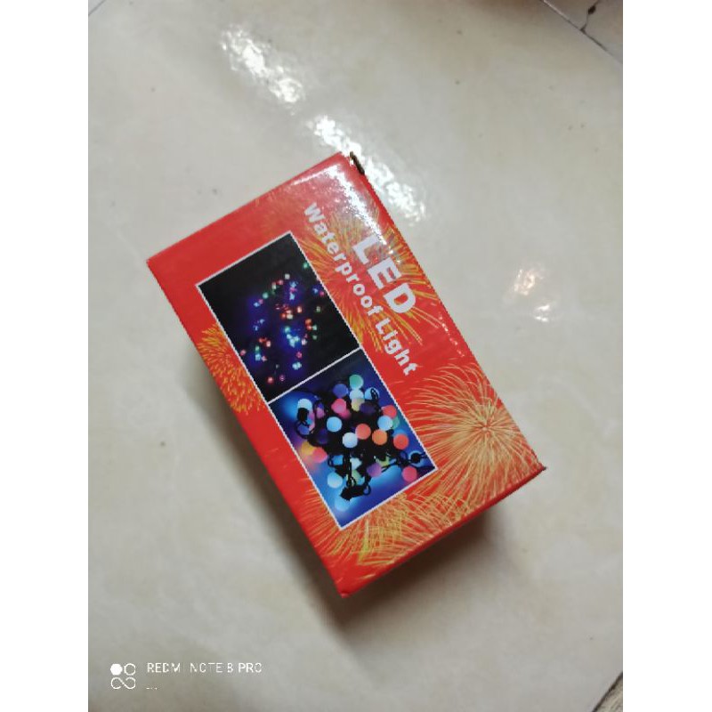 Dây đèn led 8 mét nháy hình cầu/kim cương/nhót
