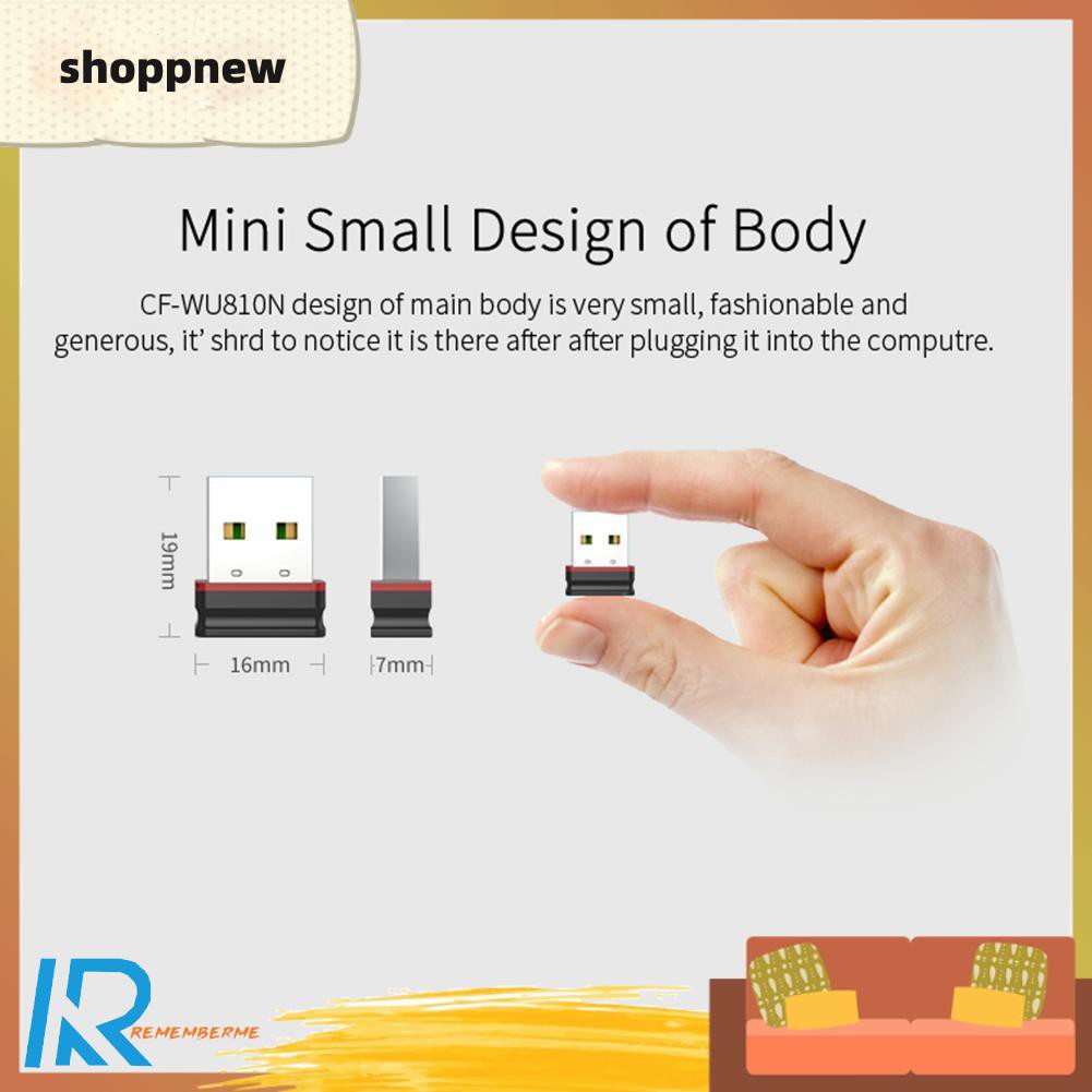 Thẻ Mạng Không Dây Comfast Cf-Wu810N Usb 2.0 Wifi 150mbps 2.4ghz | BigBuy360 - bigbuy360.vn