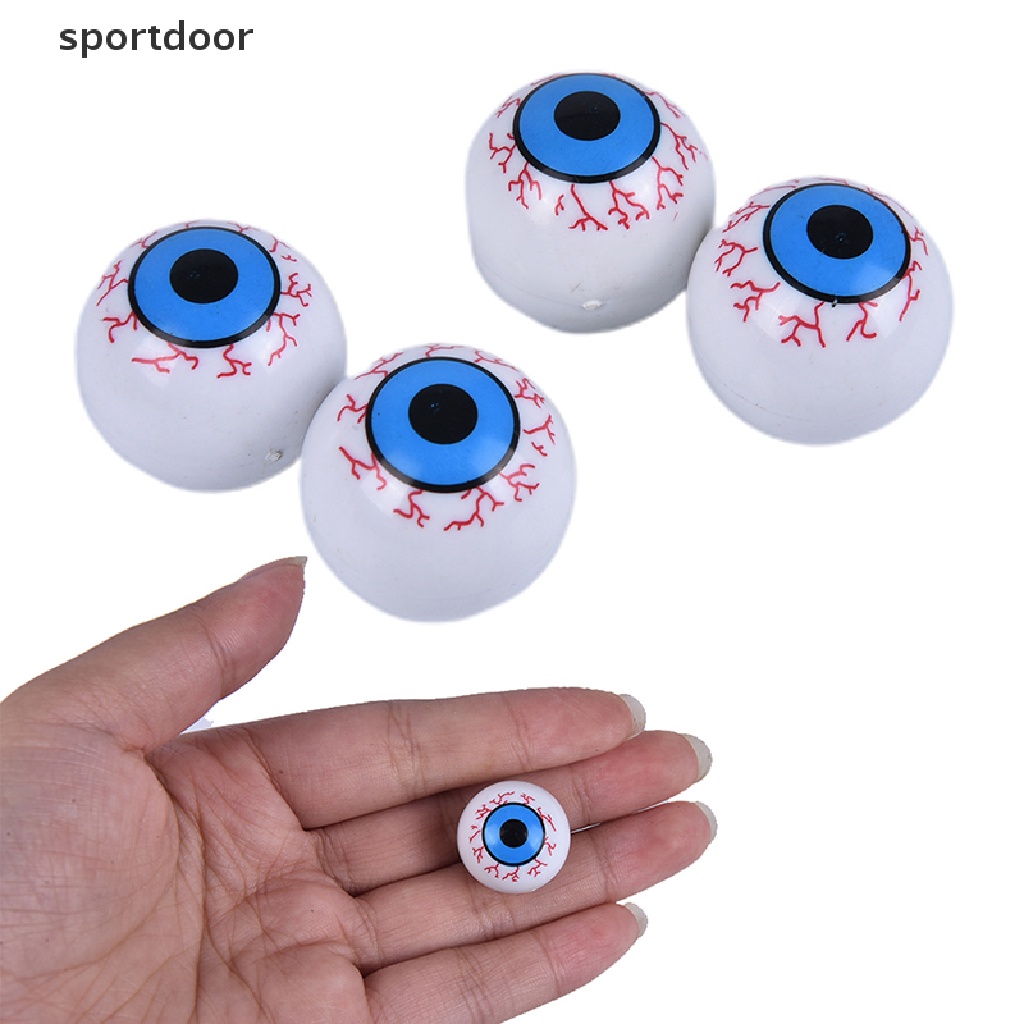 [sportoutdoor] Set 4 Nắp Van Hình Mắt Bóng Bằng Nhựa Kim Loại Cho Bánh Xe Đạp &amp; Ô Tô