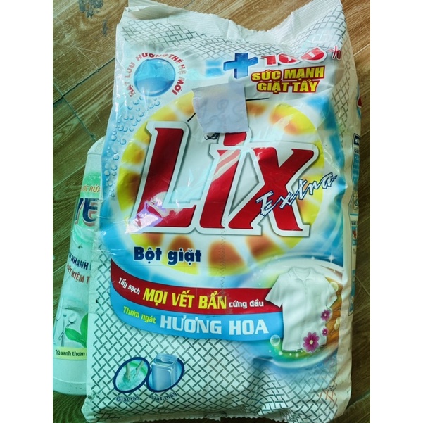 Bột giặt Lix Extra hương hoa 5,5kg mùi hương thơm dịu nhẹ sạch quần áo