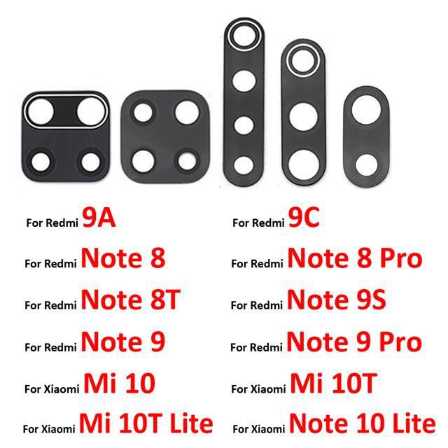 Set 2 Kính Cường Lực Bảo Vệ Camera Sau Cho Xiaomi Redmi Note 8 Pro 7 9 9s Pro Max 8t 9a 9c / Mi Note 10 10t Pro Lite