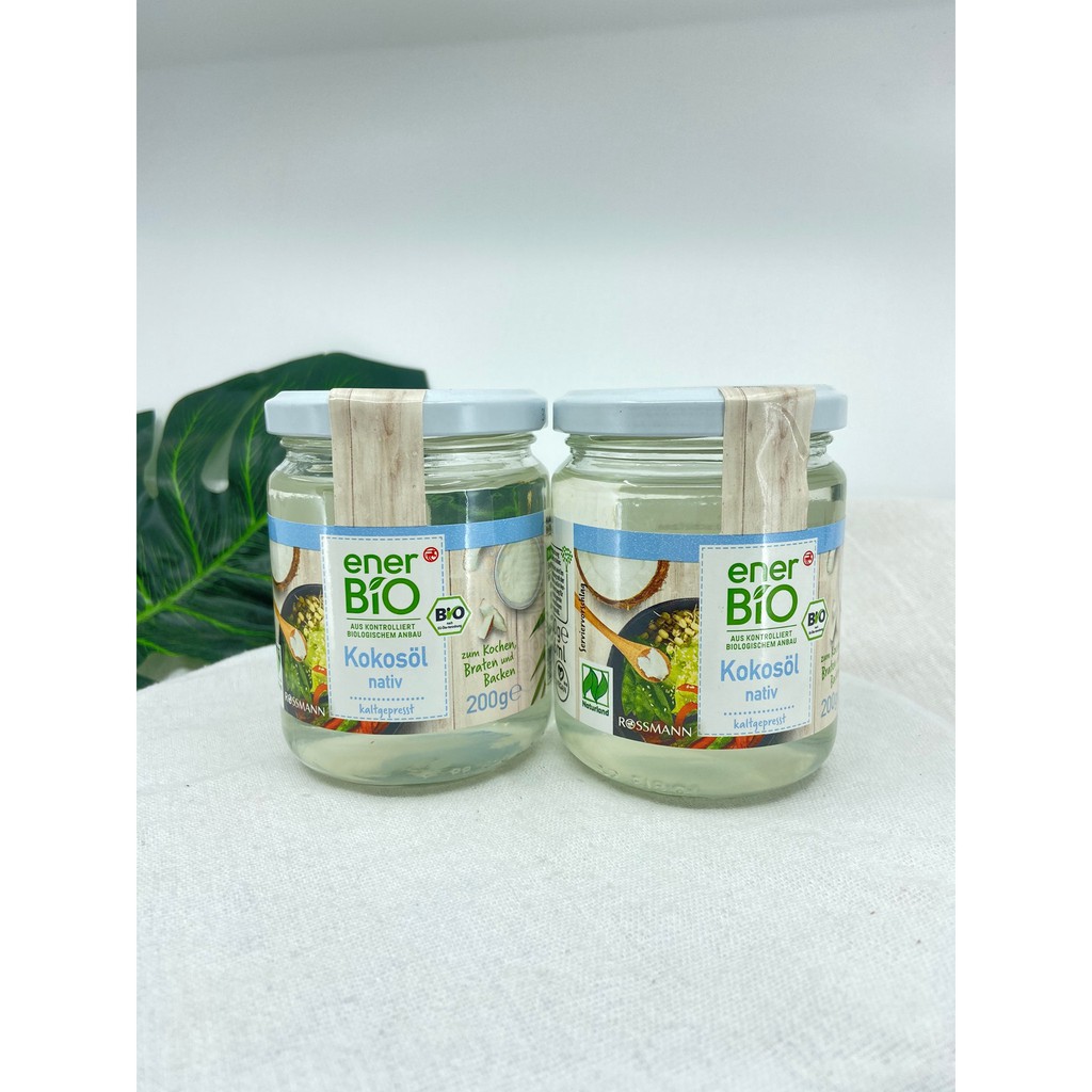 Dầu dừa hữu cơ ép lạnh Bio Kokosol - mẫu mới 200g