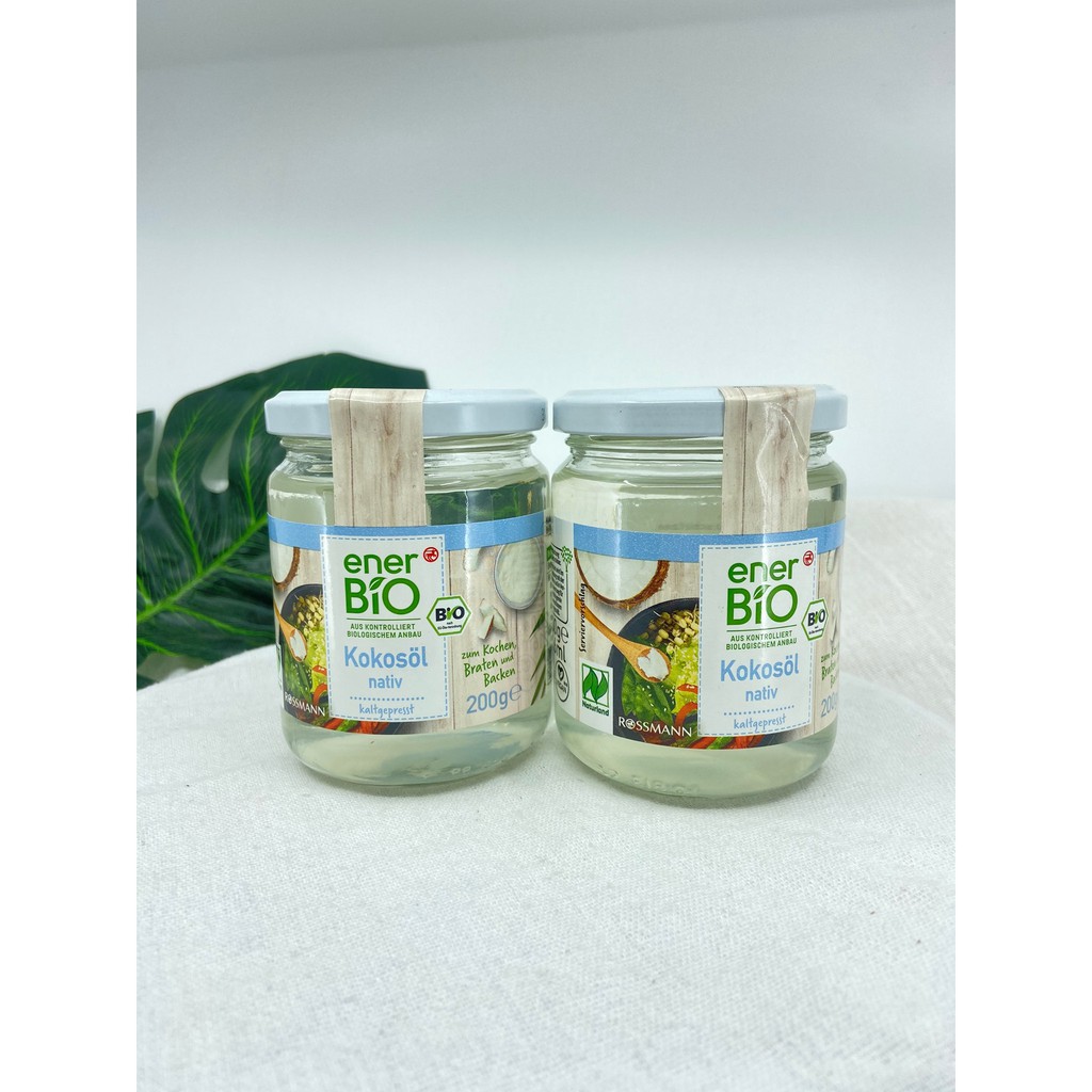 Dầu dừa hữu cơ ép lạnh Bio Kokosol - mẫu mới 200g