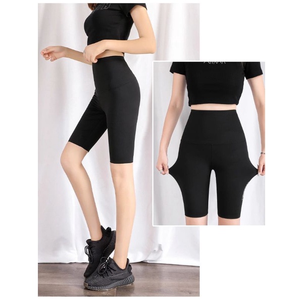 Quần Legging Đùi Định Hình Gen Bụng Đùi Hàng Xuất Xịn Siêu Co Giãn 4 Chiều Phối Đồ Siêu Đẹp Quần Tập Gym Yoga