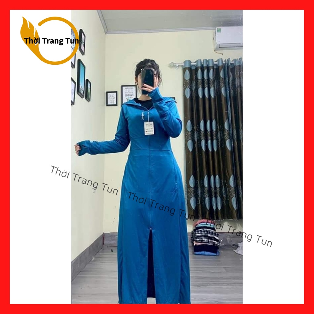 Áo Chống Nắng Nữ Dài Toàn Thân Chất Thông Hơi Thun Lạnh Chống Tia UV