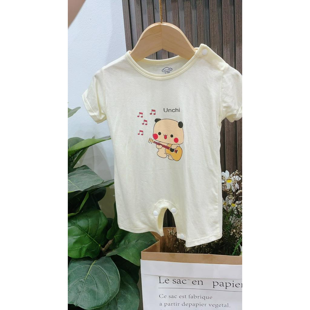 Body ngắn tay thun thông hơi unchi