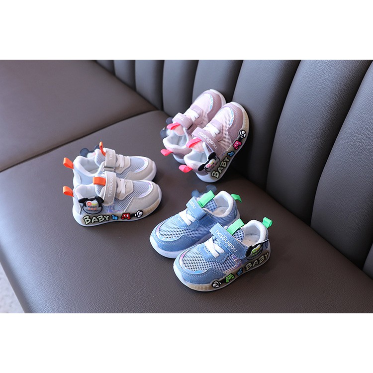 GIÀY BATA CHO BÉ KIỂU QUAI DÁN CHỮ BABY TỪ 1-4 TUỔI - G153