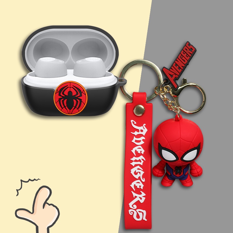 JBL Tune115 TWS Case Cartoon Burger Keychain Pendant JBL T115 Silicone Soft Shell Cover Cute Pokémon Pikachu Crayon Shin-chan JBL TUNE115 TWS Headphone Case Cover Shockproof Shell Cover Creative Astronaut JBL T115 TWS Cover