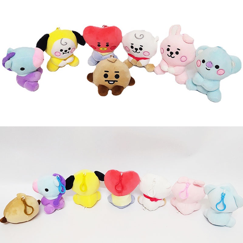 Móc Khóa BTS BT21 Nhồi Bông Dễ Thương