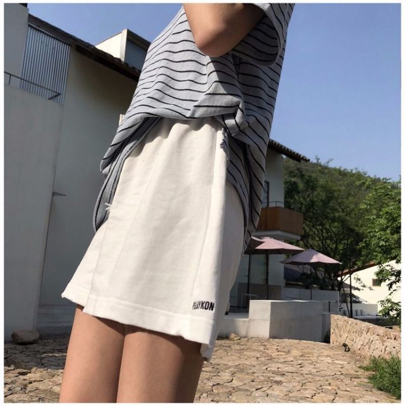 Quần Short Tập Thể Thao Ống Rộng Thoải Mái Cho Nữ