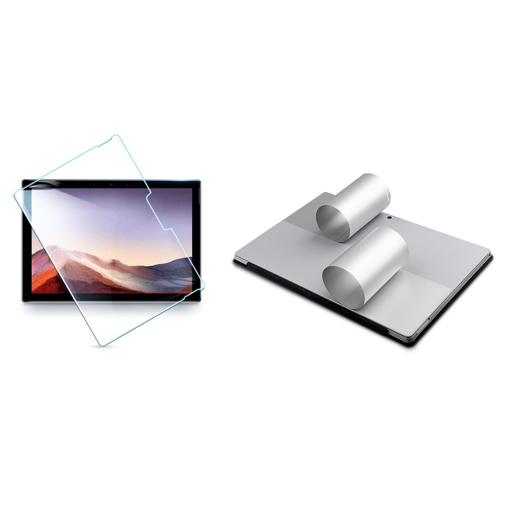 Bộ kính cường lực + dán lưng Surface Pro 4,5,6,7,7+ chính hãng JRC