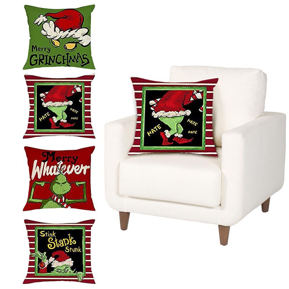 Gswltt grinch Áo Gối sofa Bông Vuông