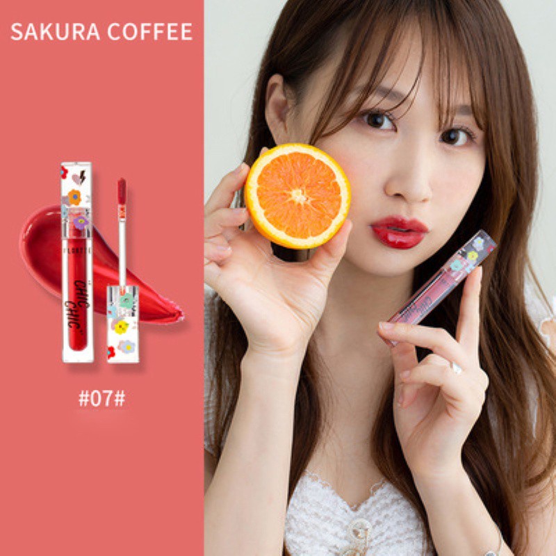 Son kem trang điểm FLORTTE dạng lỏng lên màu đẹp xinh xắn thời trang