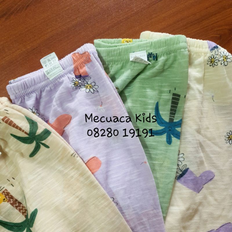 Quần ngố lửng cotton xước xuất Hàn nhiều hãng cho bé trai bé gái