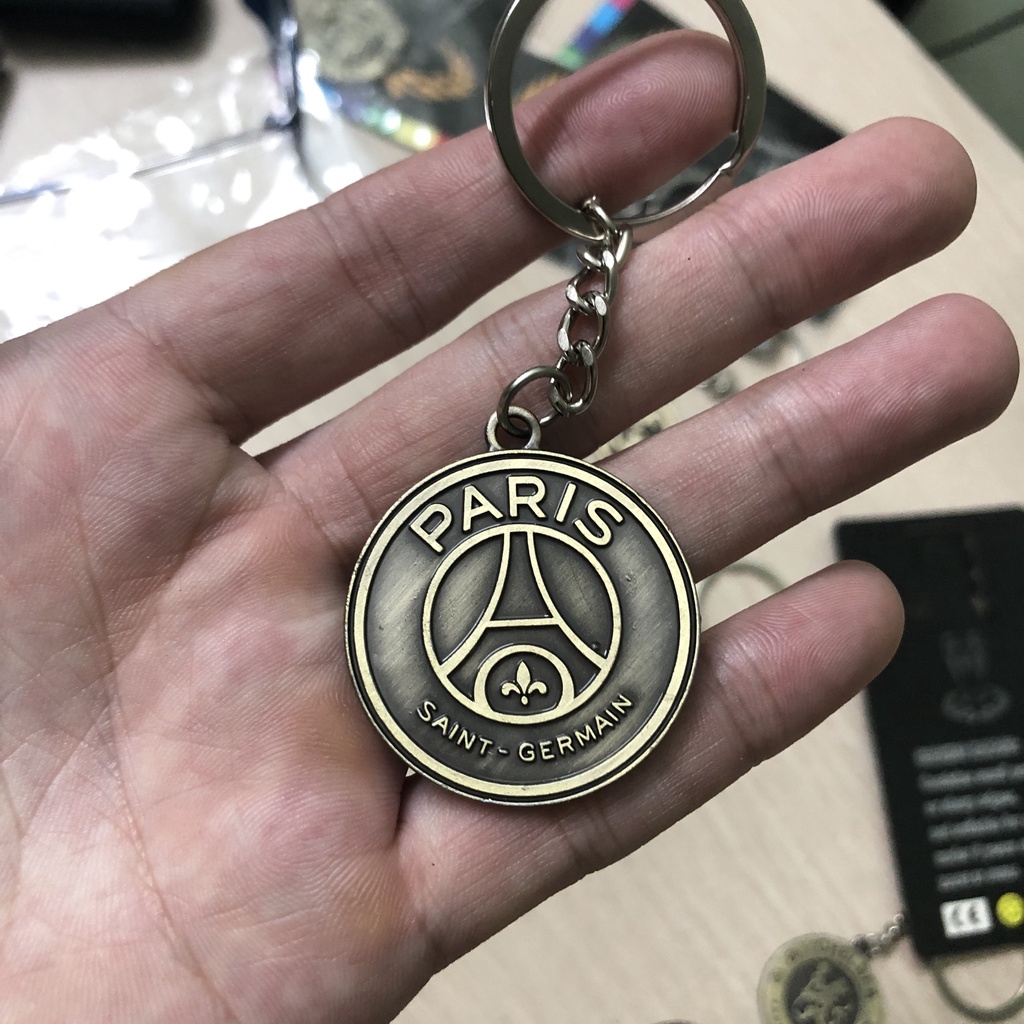 Móc khoá logo câu lạc bộ bóng đá Paris Saint-Germain