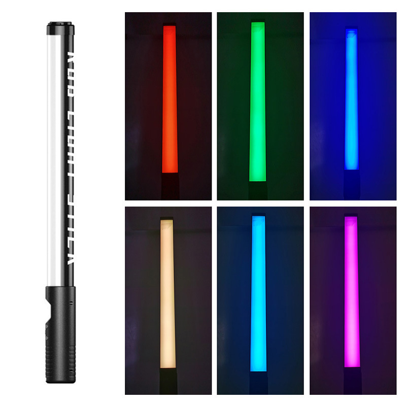 Vòng Đèn RGB Cầm Tay Nhiều Màu Sắc Có Thể Điều Chỉnh Nhiệt Độ Dùng Chụp Ảnh Kèm Túi Đựng Điều Khiển Từ Xa