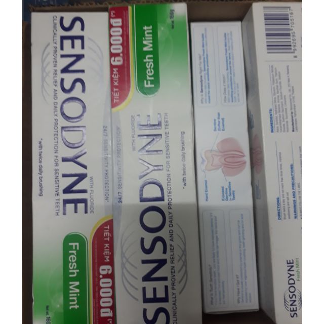 Kem đánh răng sensodyne 160g( cây lớn)