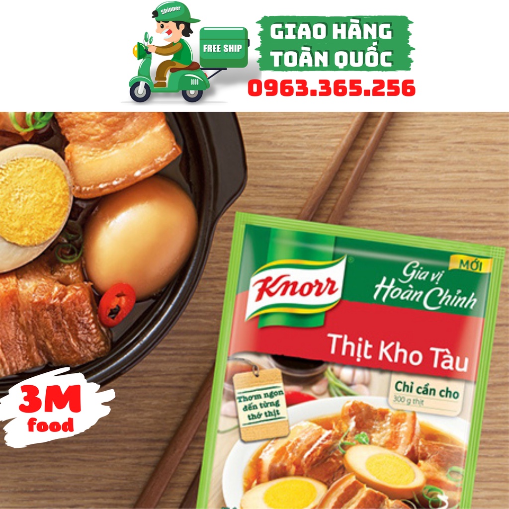 Gia vị kho thịt loại kho tàu Knorr 28g - 3M FOOD NL ( Hải Sản Ba Miền )