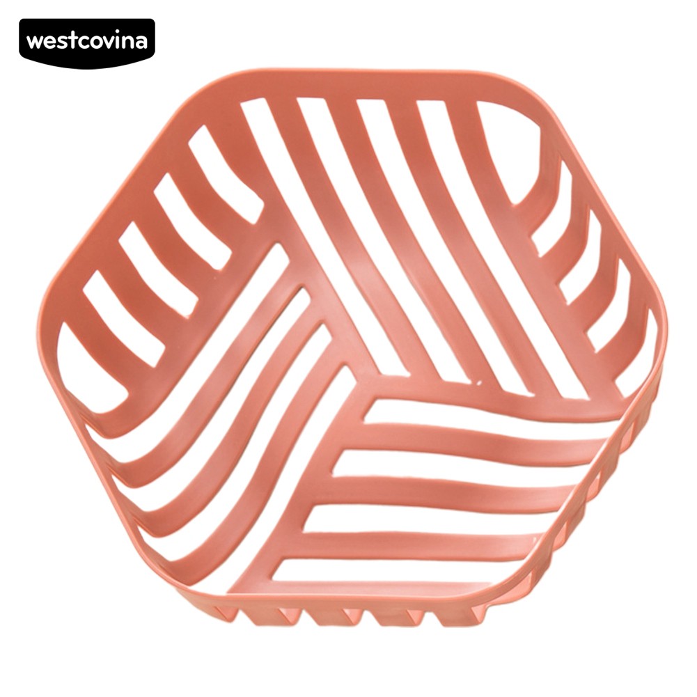 Rổ nhựa đựng rau củ quả hình lục giác có lỗ thoát nước