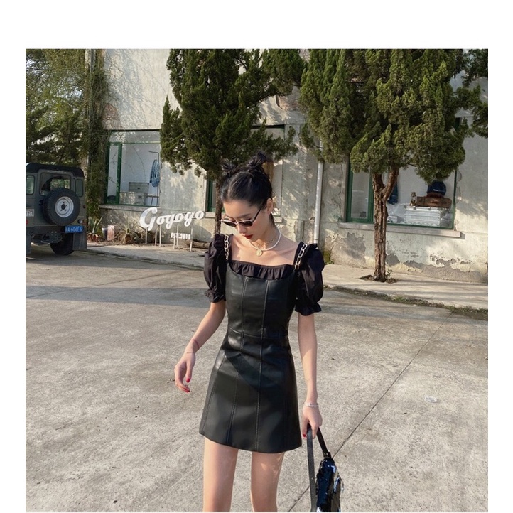 Đầm body hay dây chất da pu