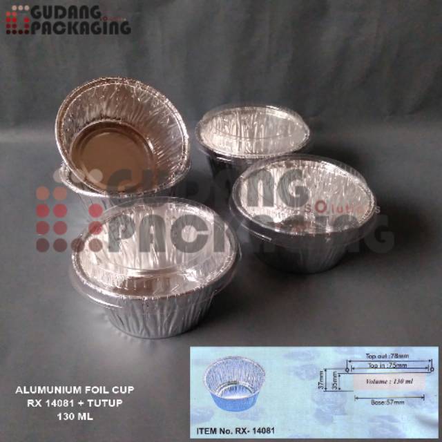 Cốc Giấy Nhôm Đựng Bánh Macaron Rx 14081 +