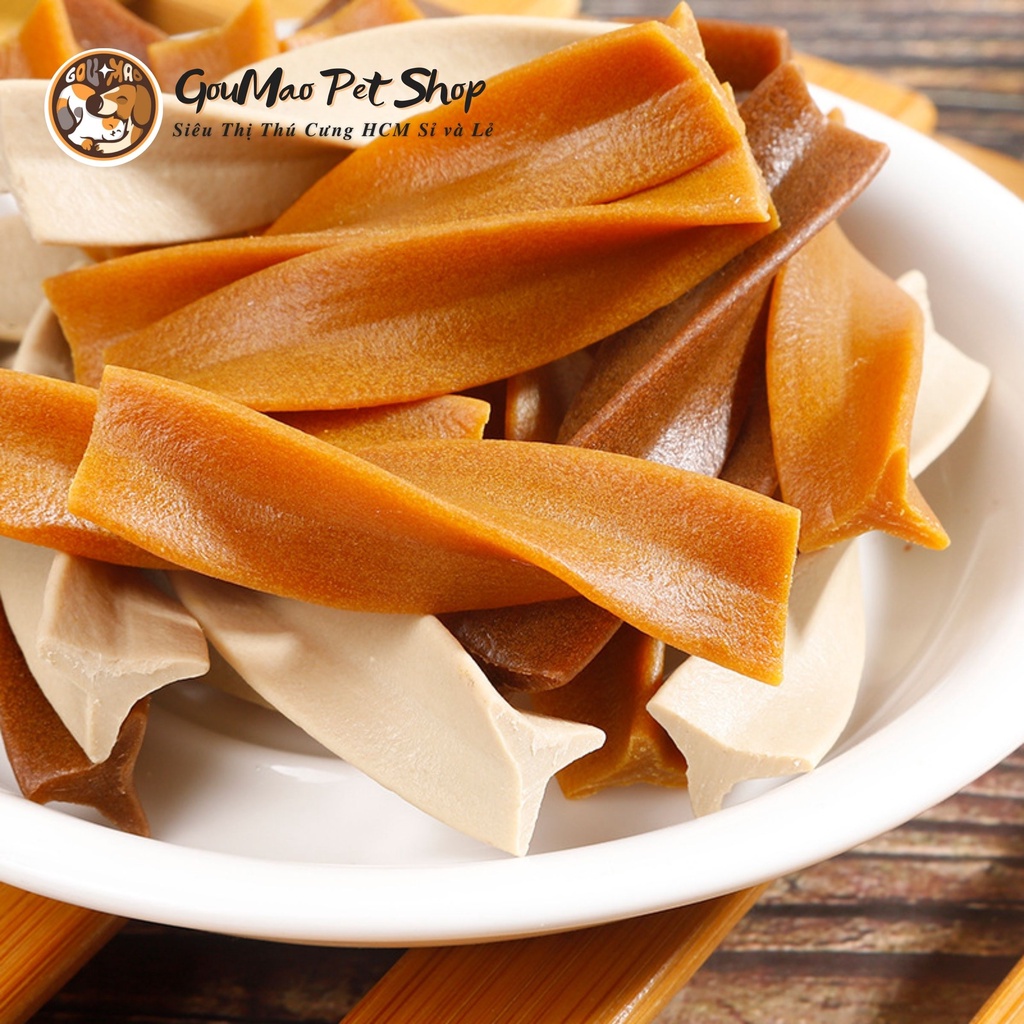 Xương xoắn gặm sạch răng cho chó Yaho hộp 165g