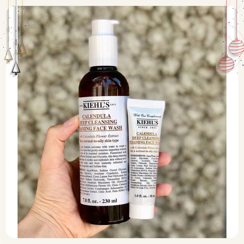 Sữa Rửa Mặt Hoa Cúc - Kiehl’s Calendula Deep Cleansing Foaming Face Wash [TOP TRENDING]