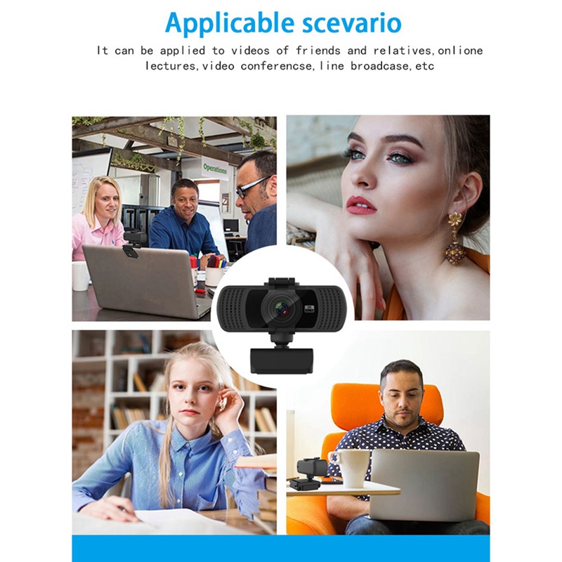 Webcam Usb Pc06 2k Độ Phân Giải Cao Có Kẹp Gắn Máy Tính Tiện Dụng | BigBuy360 - bigbuy360.vn